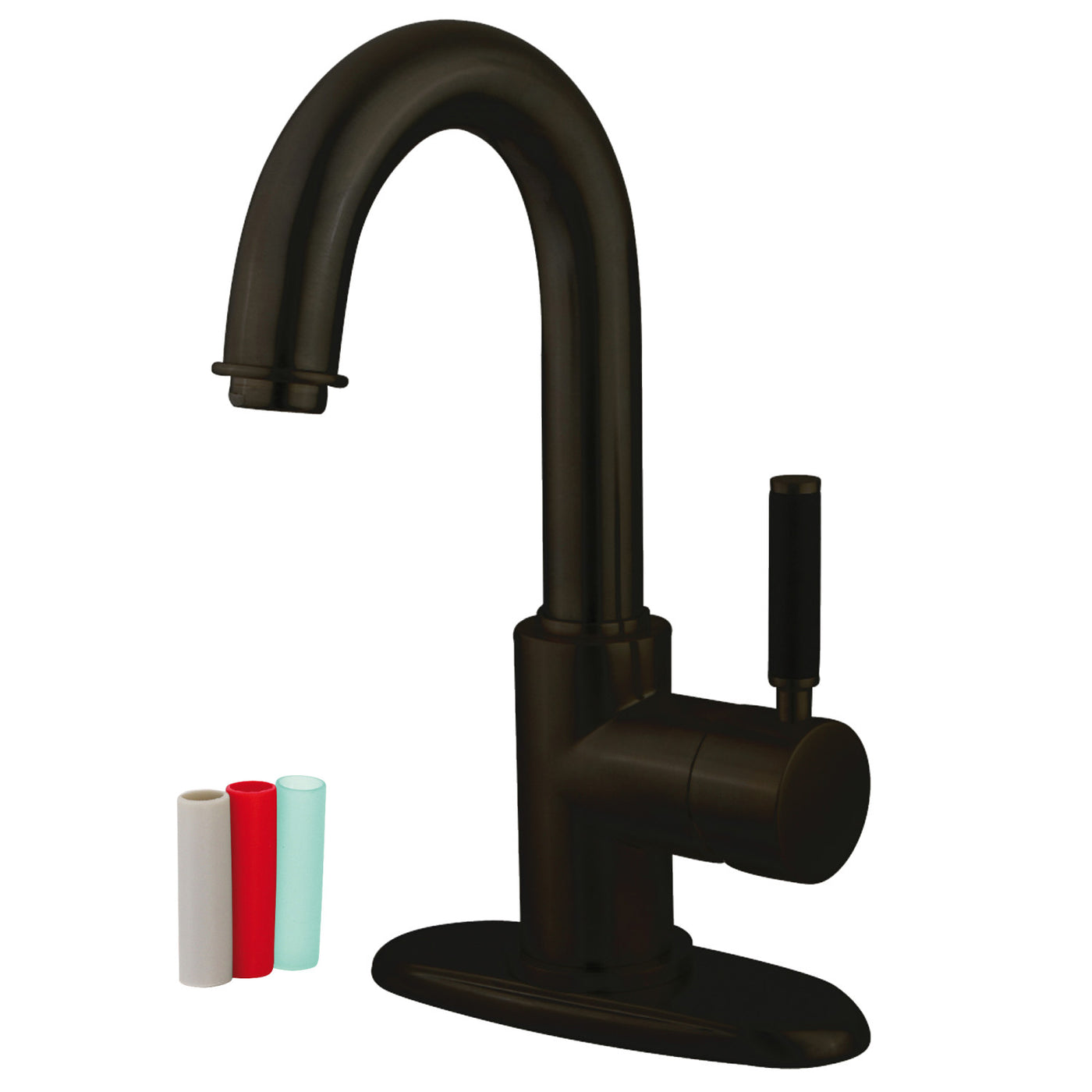 Elements of Design EFS8435DKL Single-Handle Bathroom Faucet with Push Pop-Up, Oil Rubbed Bronze