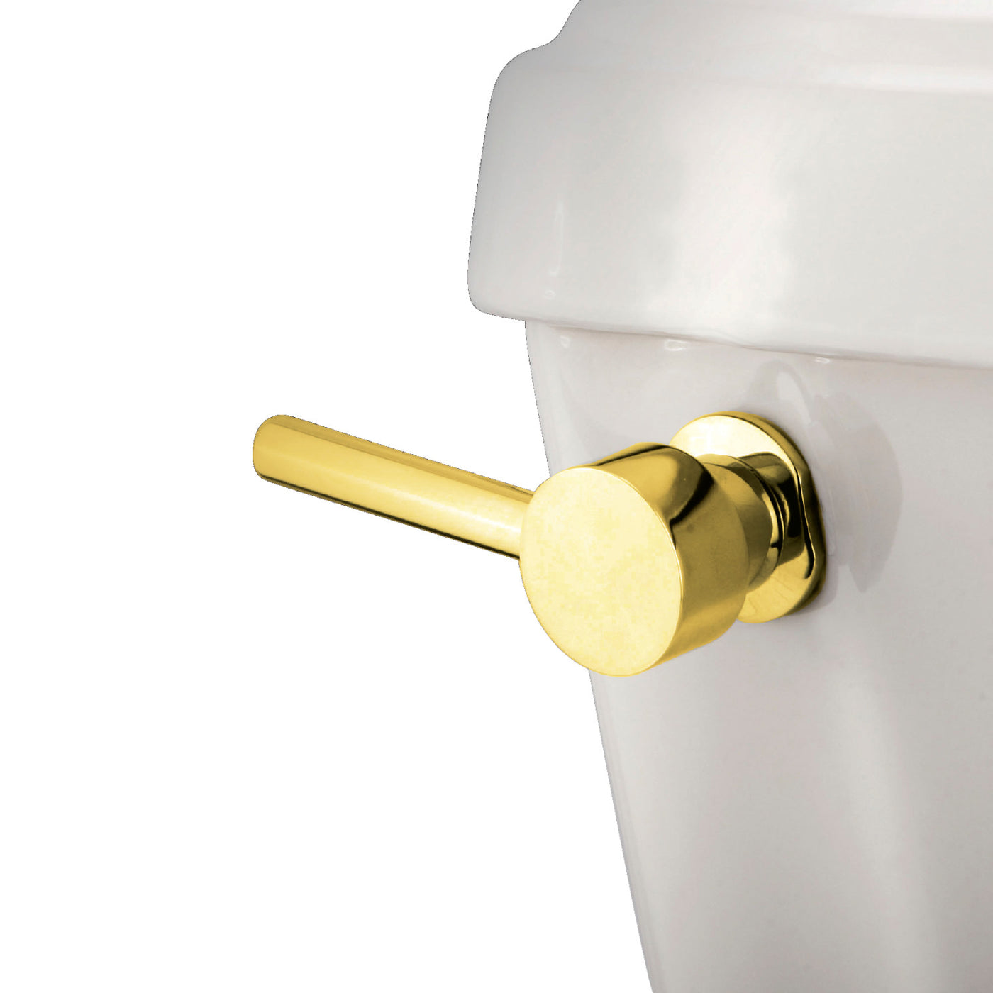 Elements of Design EKTDL2 Front Mount Toilet Tank Lever, Polished Brass