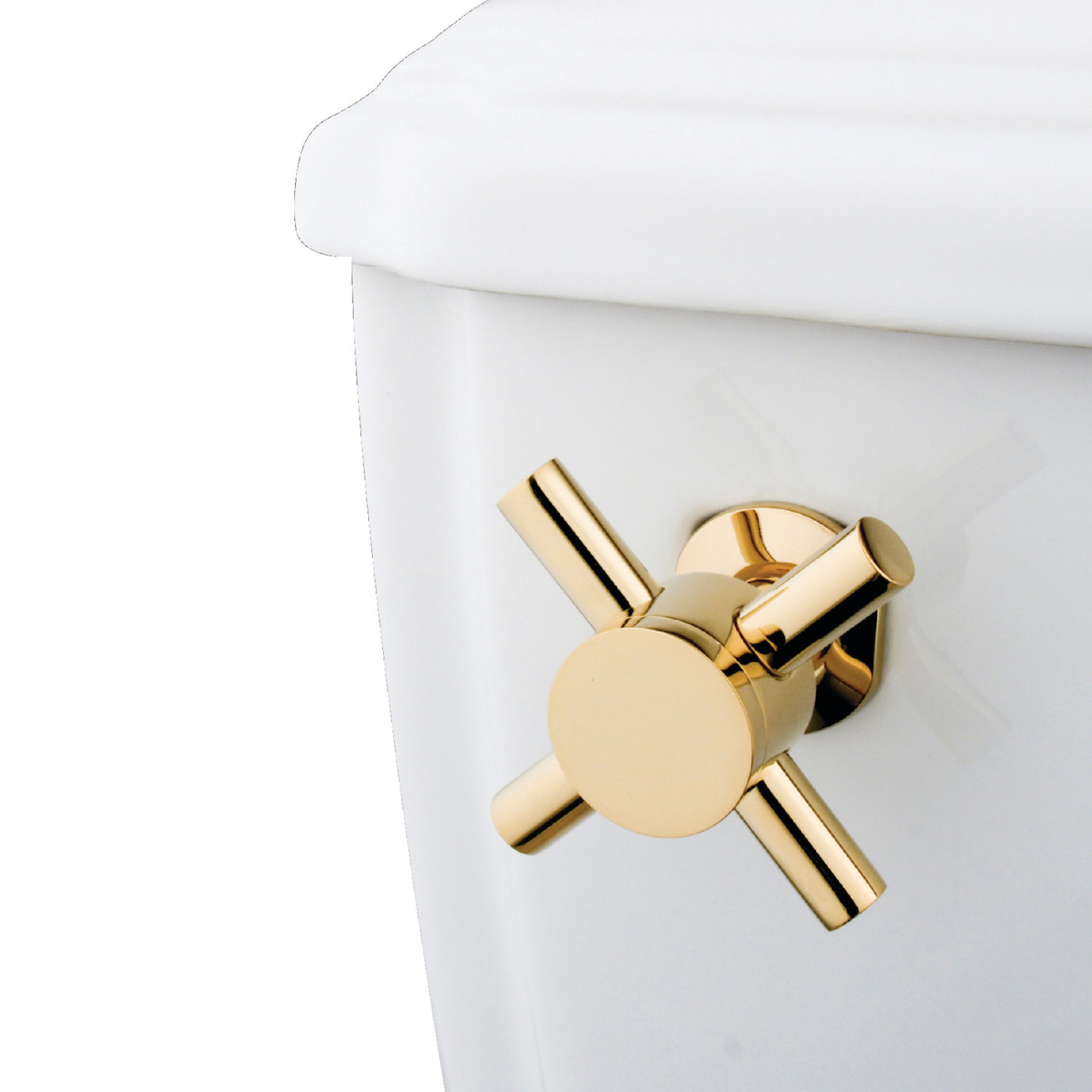 Elements of Design EKTDX2 Front Mount Toilet Tank Lever, Polished Brass