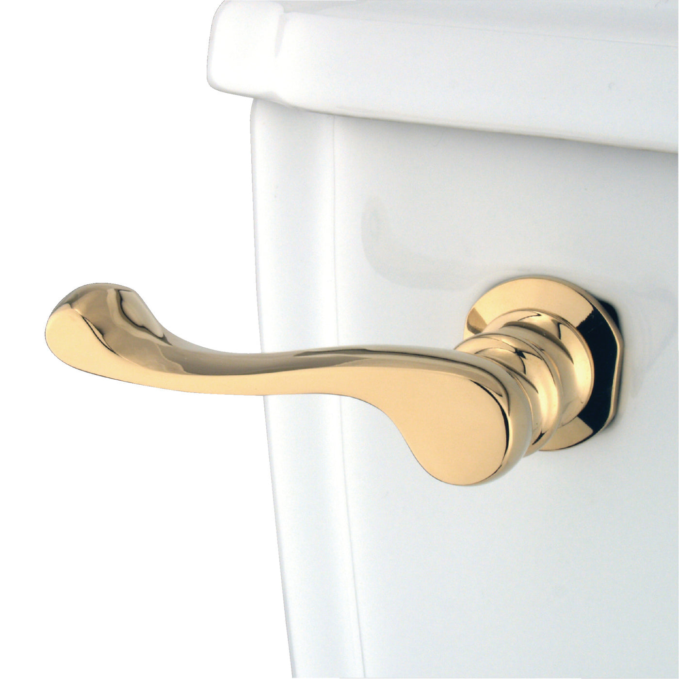 Elements of Design EKTFL2 Front Mount Toilet Tank Lever, Polished Brass