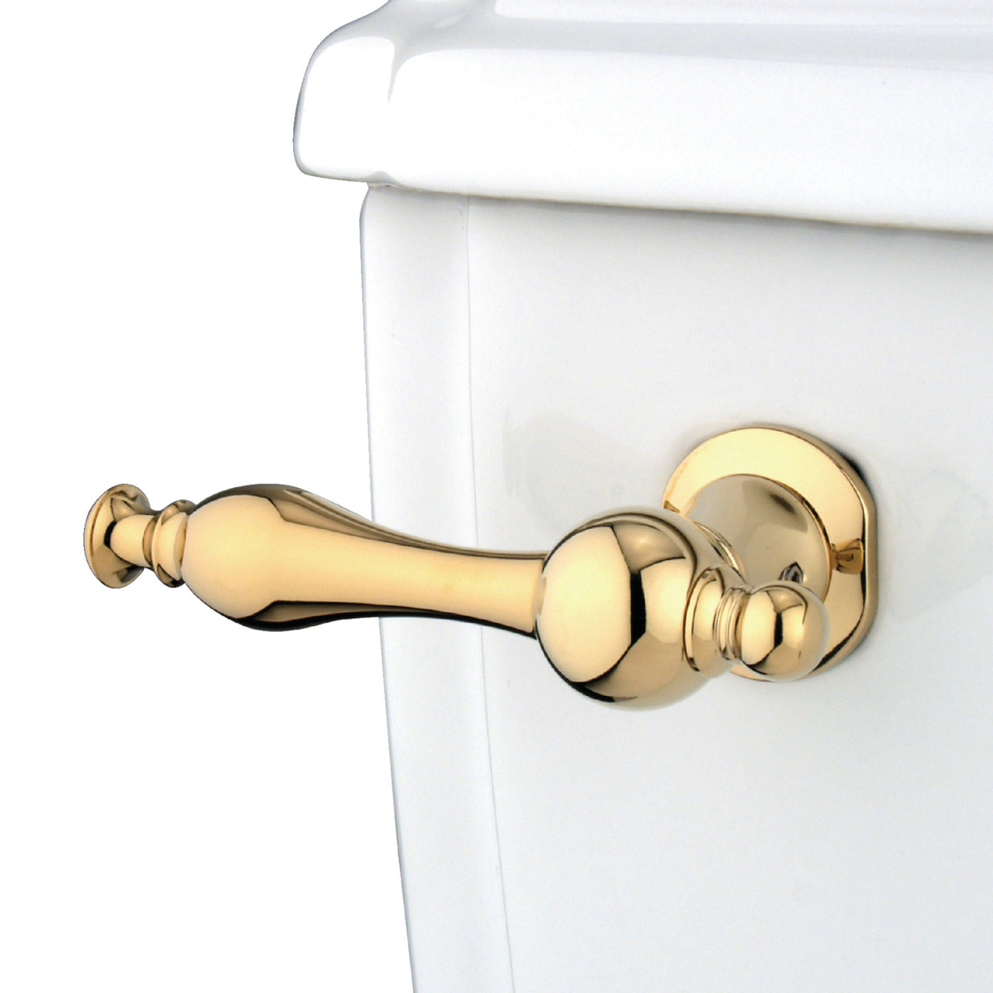 Elements of Design EKTNL2 Front Mount Toilet Tank Lever, Polished Brass