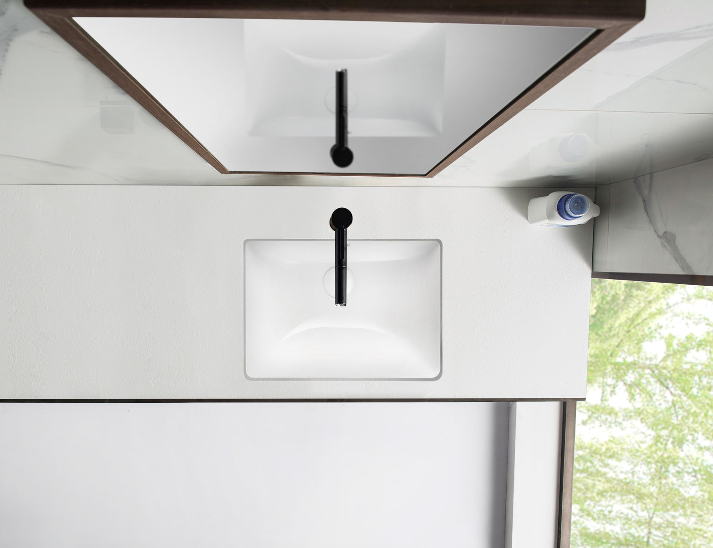 Elements of Design ELB24157 16-9/16" Ceramic Rectangular Undermount Bathroom Sink, White