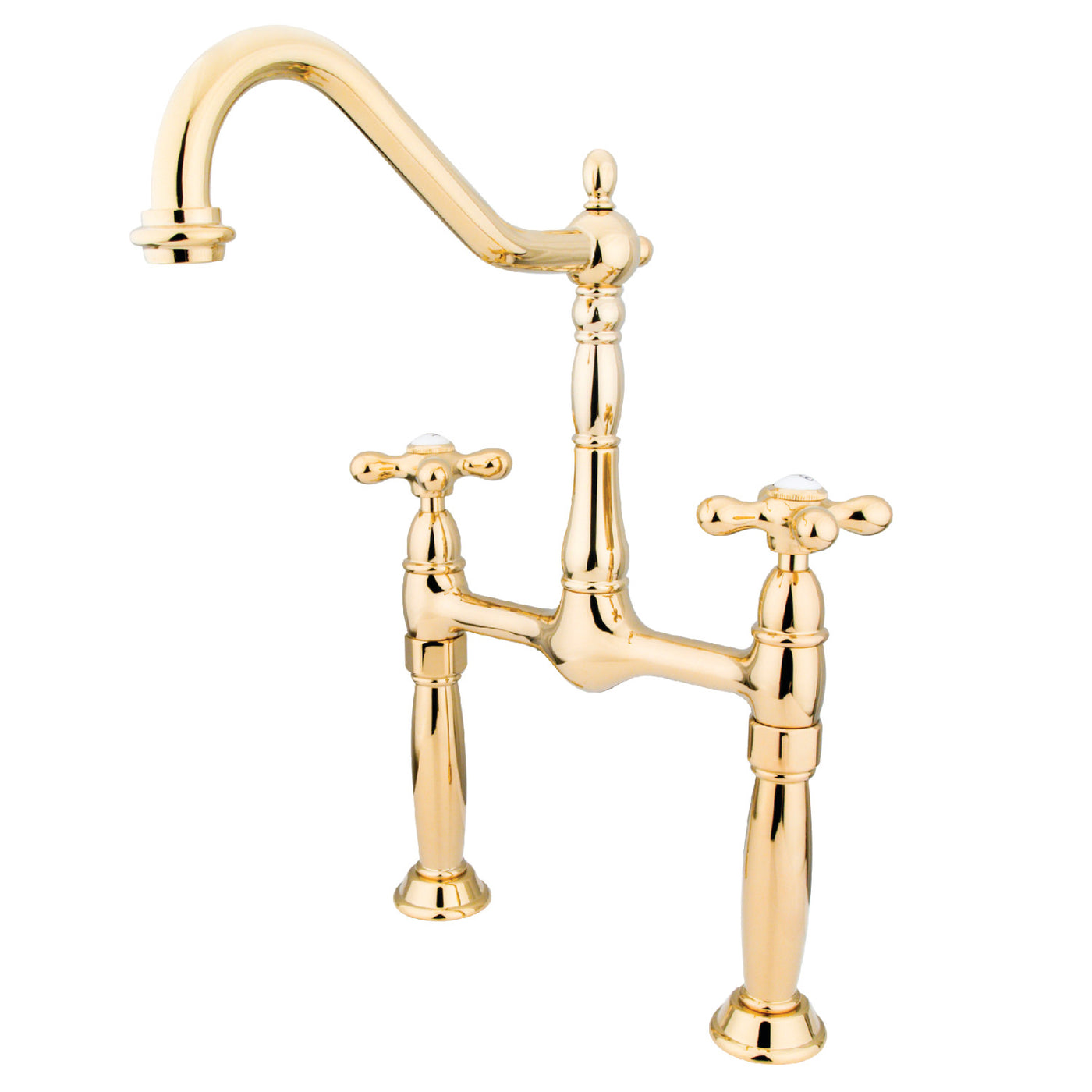 Elements of Design ES1072AX Vessel Sink Faucet, Polished Brass
