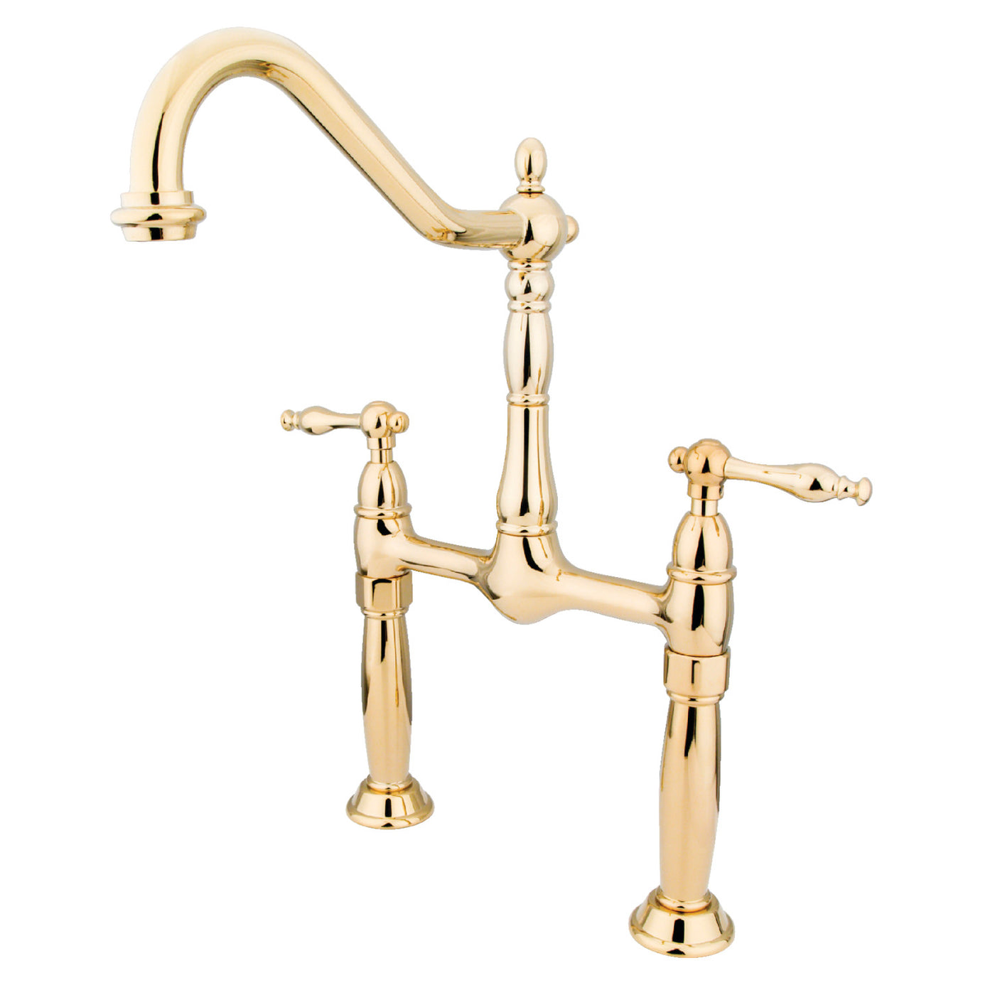 Elements of Design ES1072NL Vessel Sink Faucet, Polished Brass