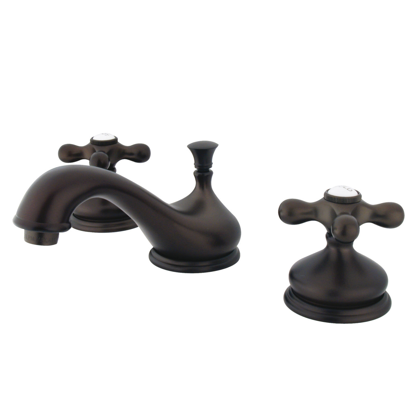 Elements of Design ES1165AX Widespread Bathroom Faucet with Brass Pop-Up, Oil Rubbed Bronze