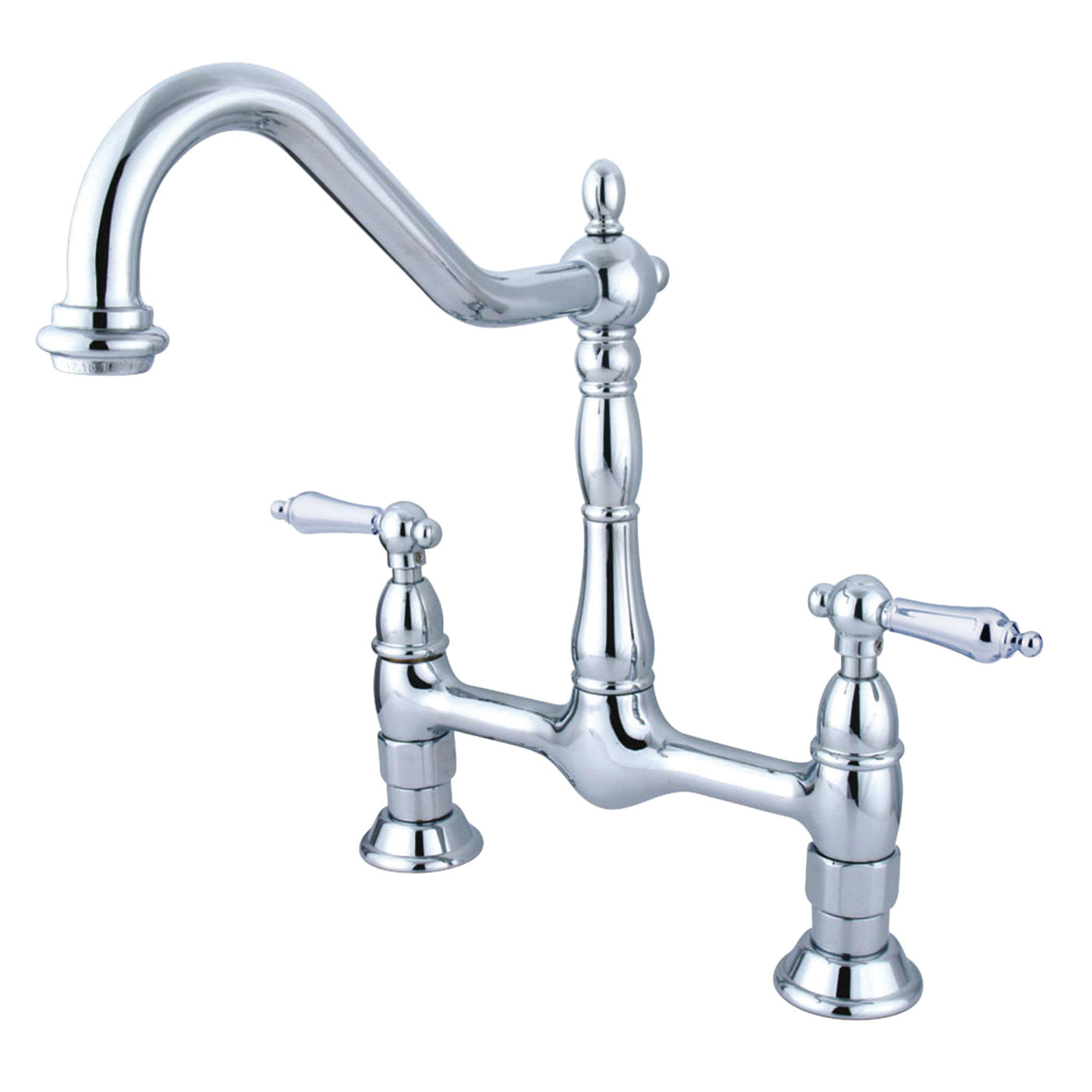 Elements of Design ES1171AL Bridge Kitchen Faucet, Polished Chrome