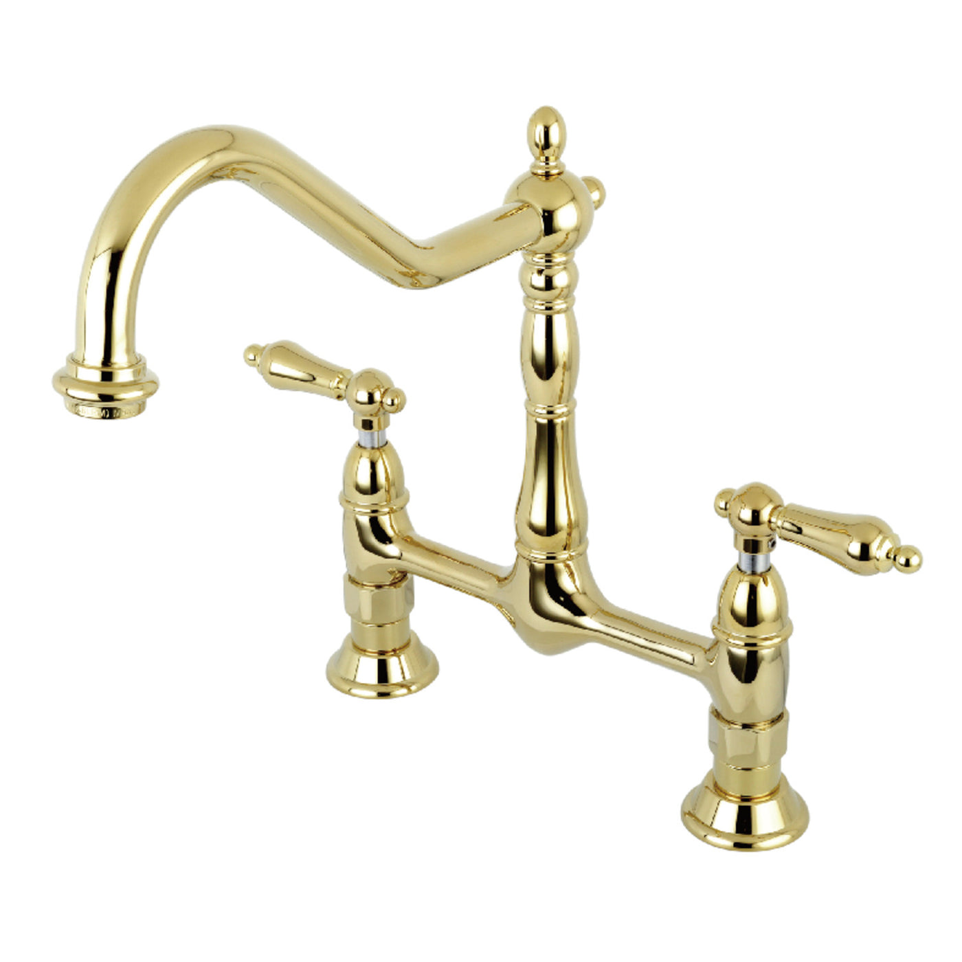 Elements of Design ES1172AL Bridge Kitchen Faucet, Polished Brass