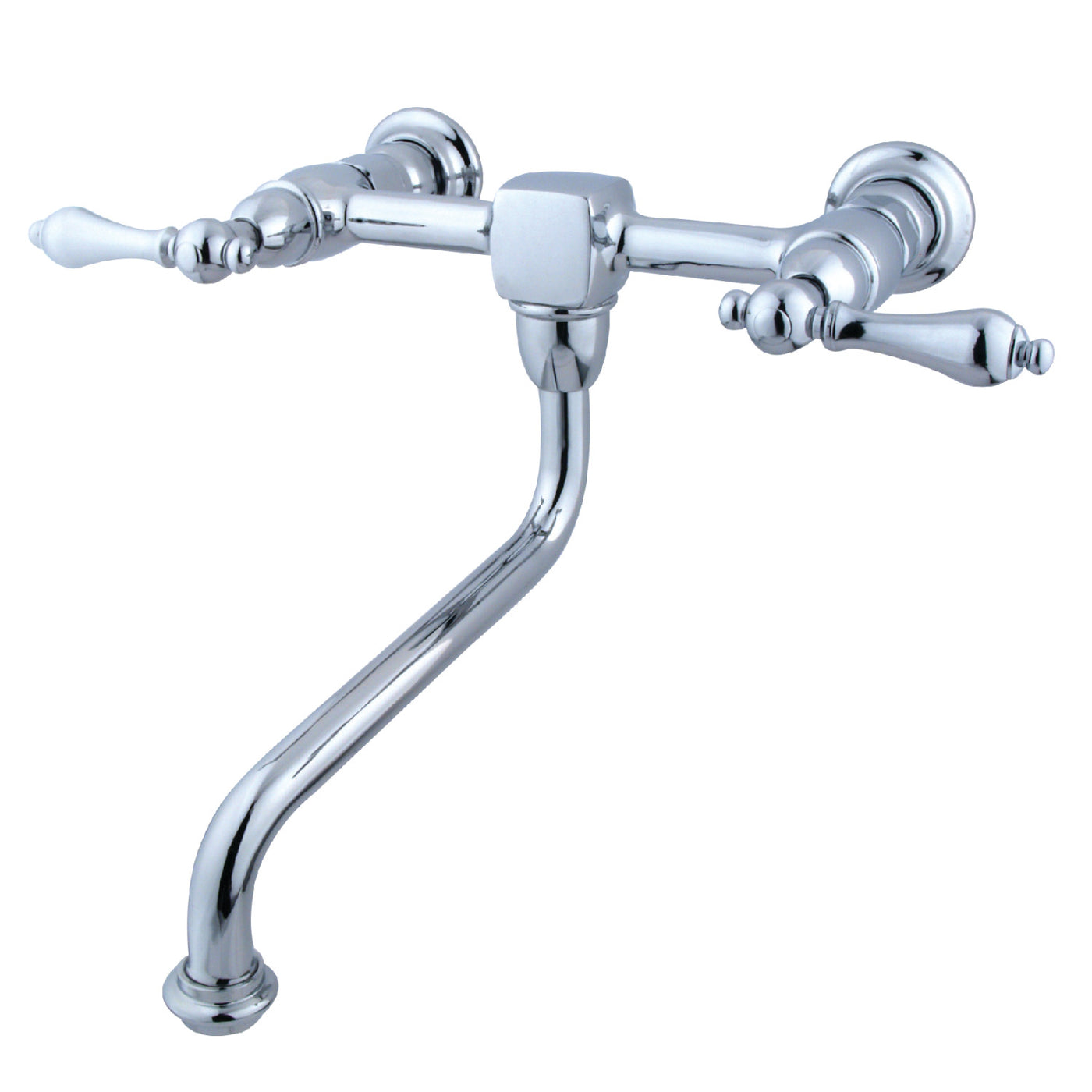 Elements of Design ES1211AL Wall Mount Bathroom Faucet, Polished Chrome