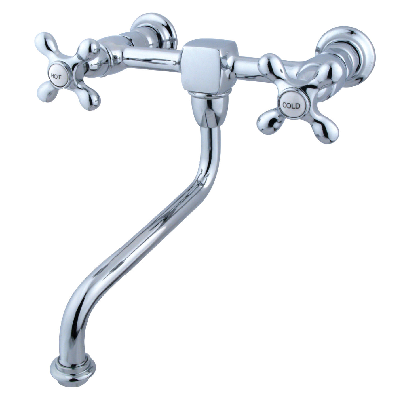 Elements of Design ES1211AX Wall Mount Bathroom Faucet, Polished Chrome