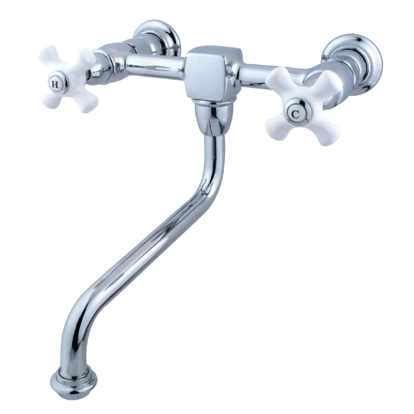 Elements of Design ES1211PX Wall Mount Bathroom Faucet, Polished Chrome