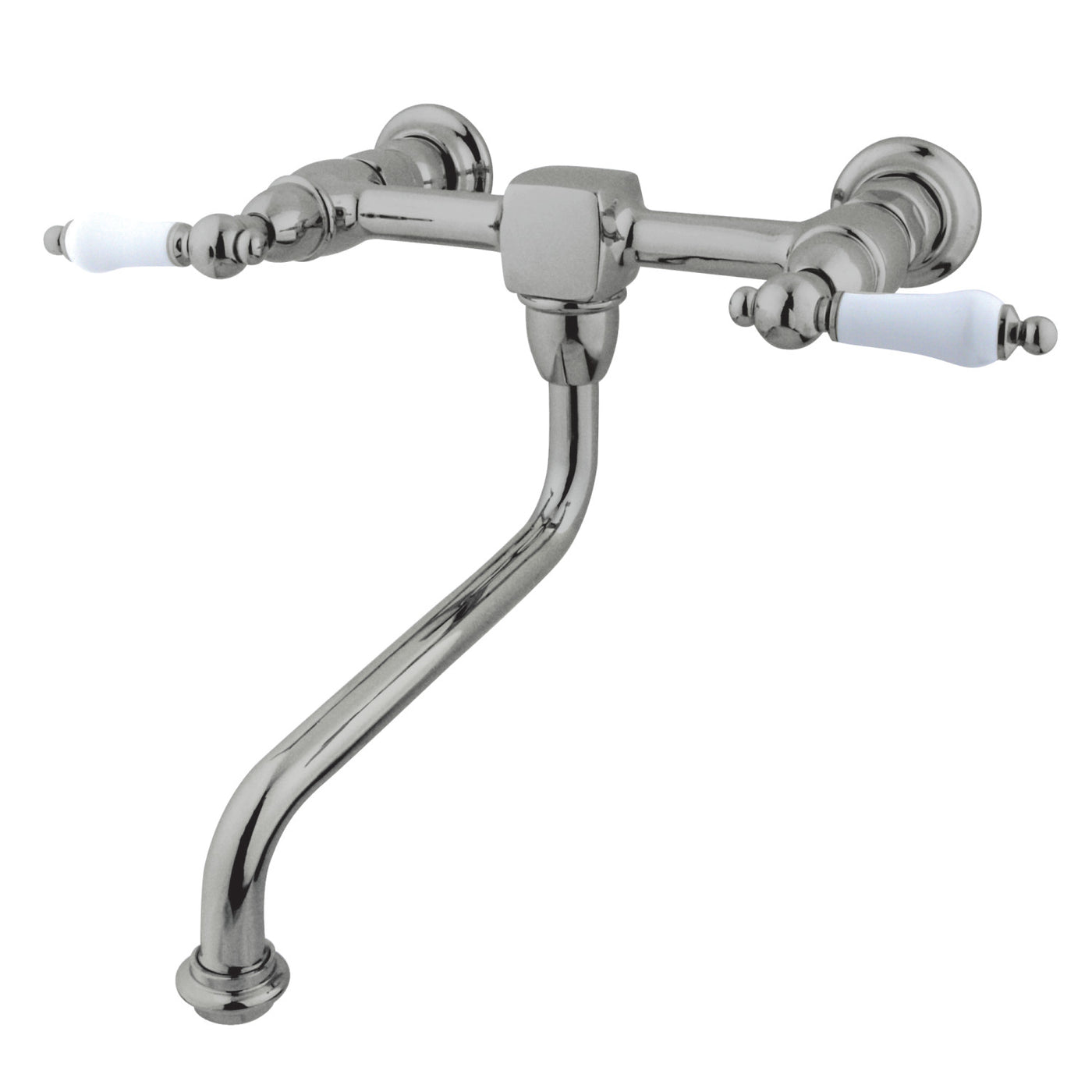Elements of Design ES1218PL Wall Mount Bathroom Faucet, Brushed Nickel