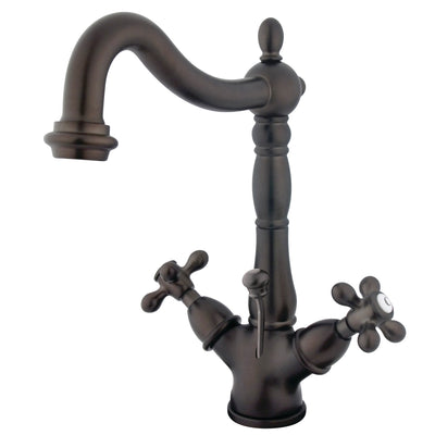 Elements of Design ES1435AX Two-Handle Bathroom Faucet with Brass Pop-Up, Oil Rubbed Bronze