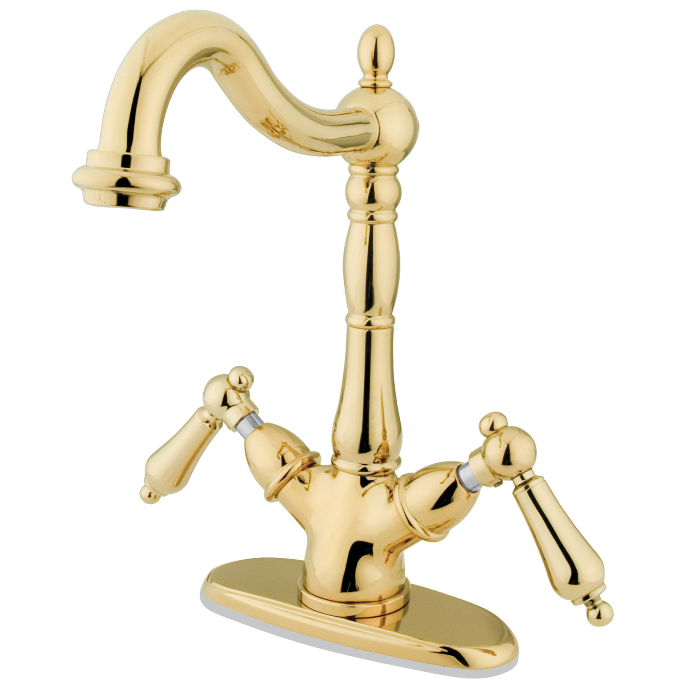 Elements of Design ES1492AL 2-Handle Vessel Sink Faucet, Polished Brass