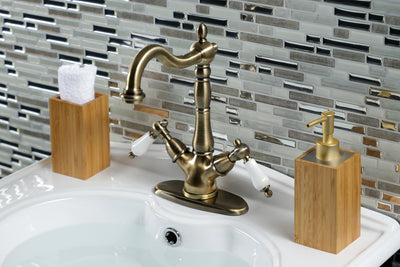 Elements of Design ES1493PL Vessel Sink Faucet, Antique Brass