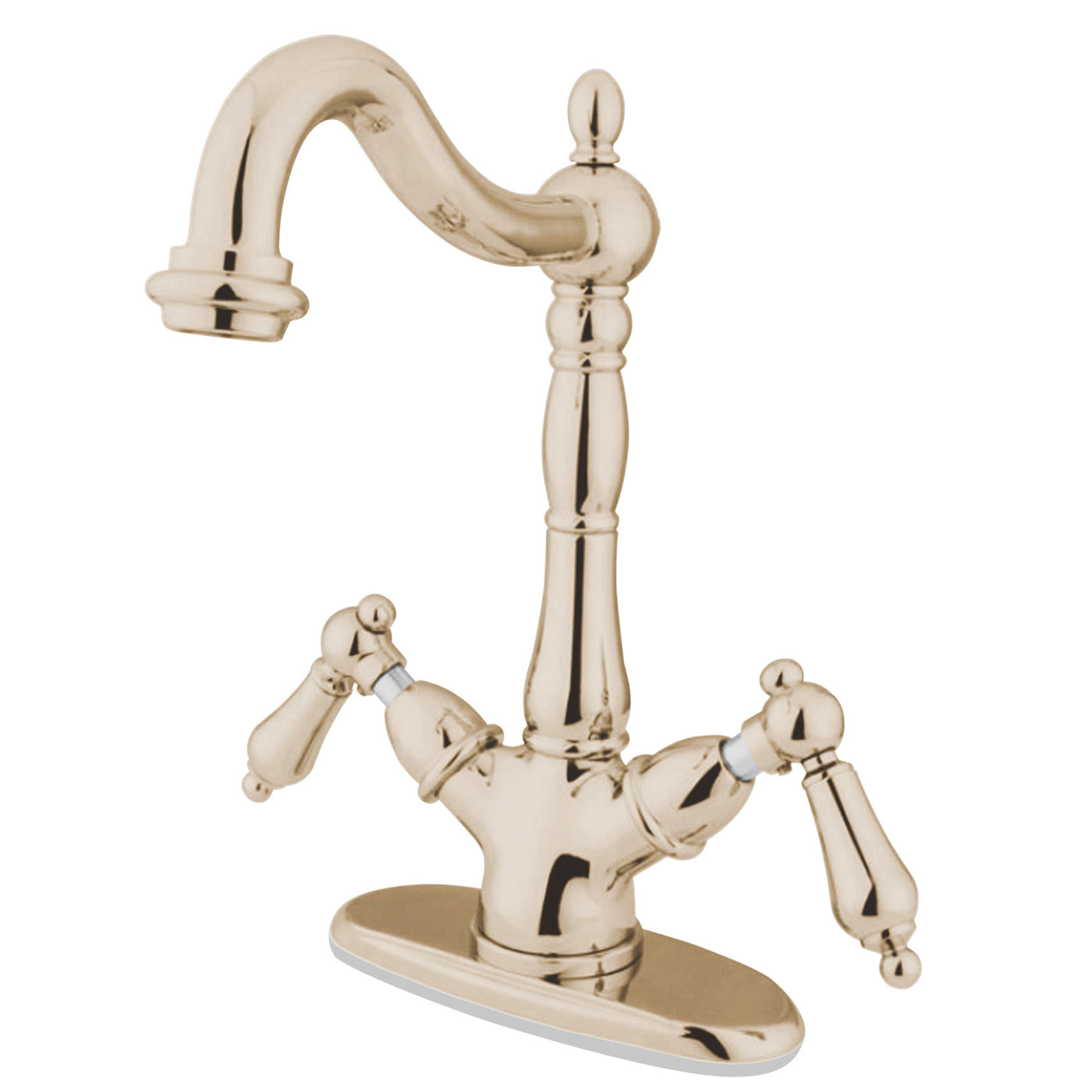 Elements of Design ES1496AL 2-Handle Vessel Sink Faucet, Polished Nickel