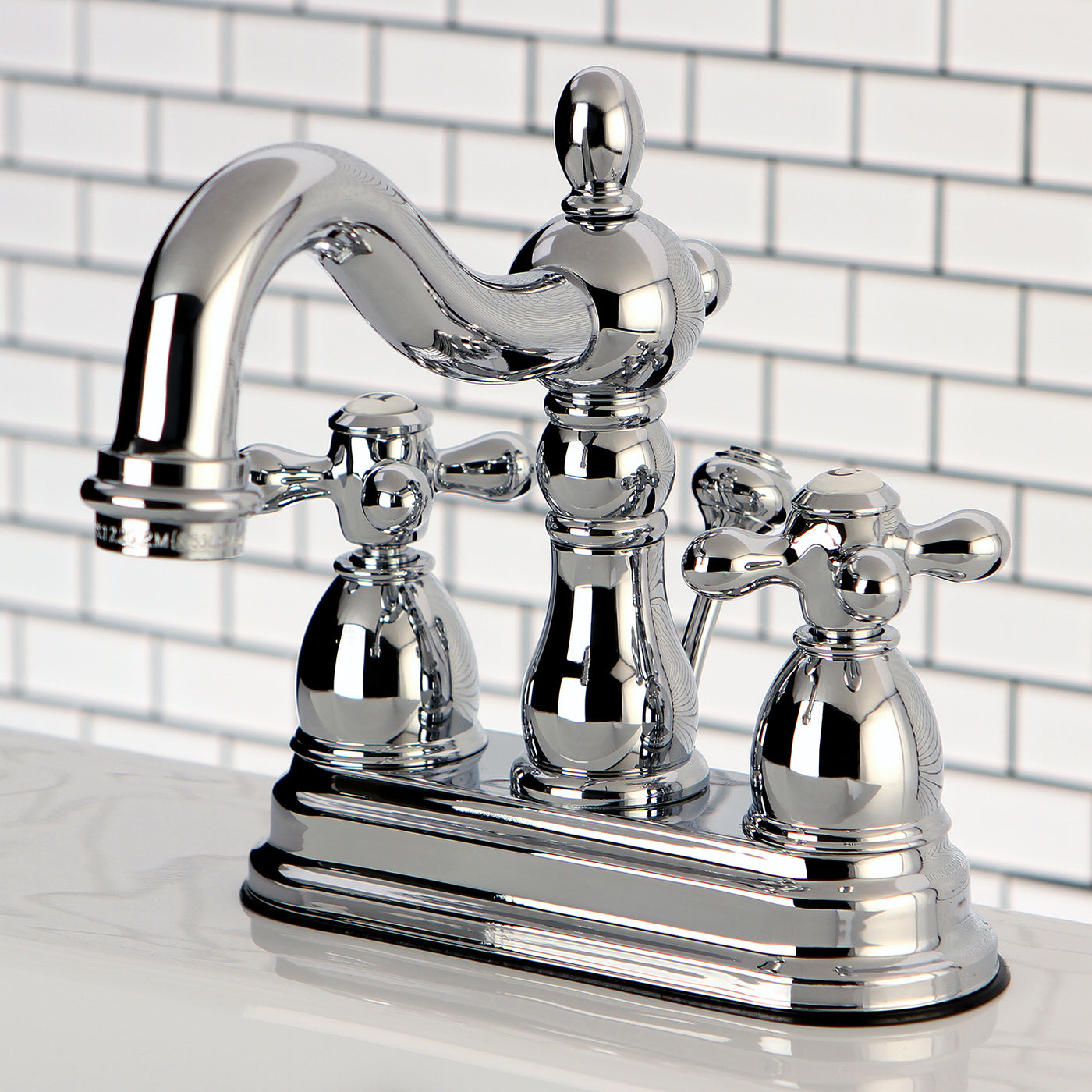 Elements of Design ES1601AX 4-Inch Centerset Bathroom Faucet, Polished Chrome