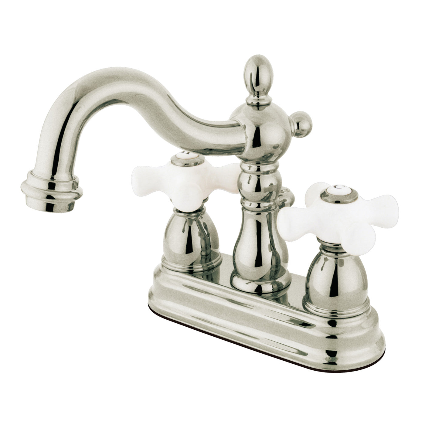 Elements of Design ES1608PX 4-Inch Centerset Bathroom Faucet, Brushed Nickel