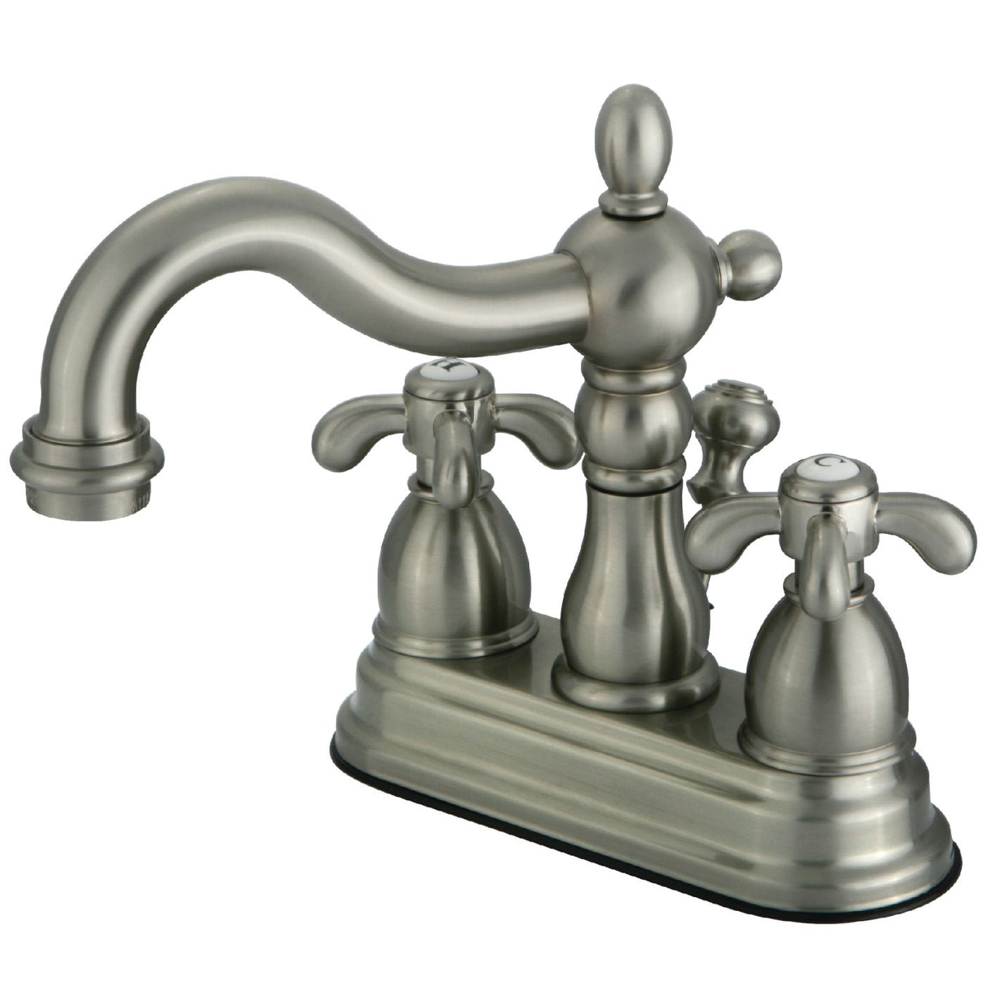 Elements of Design ES1608TX 4-Inch Centerset Bathroom Faucet, Brushed Nickel