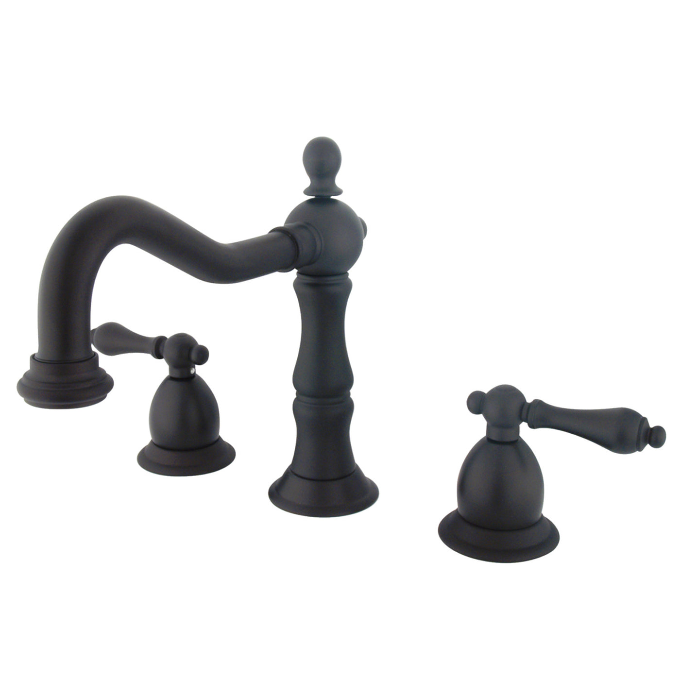 Elements of Design ES1975AL Widespread Bathroom Faucet with Brass Pop-Up, Oil Rubbed Bronze