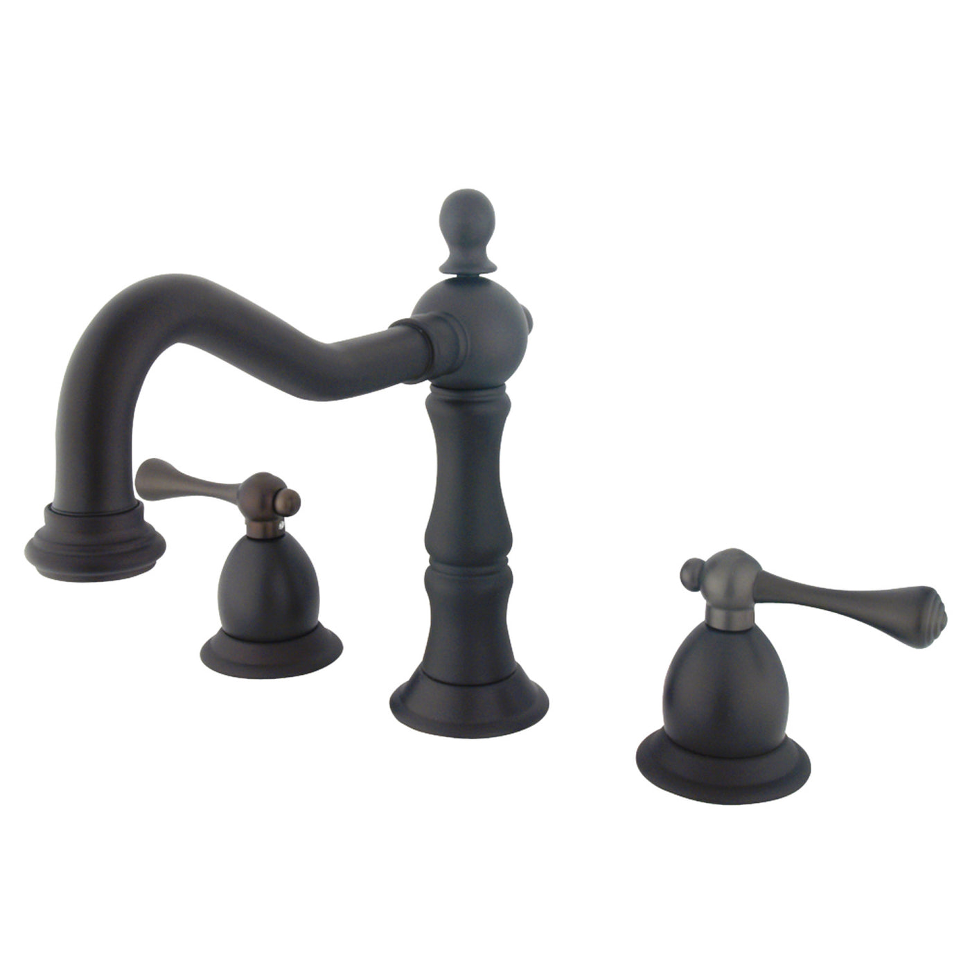 Elements of Design ES1975BL Widespread Bathroom Faucet with Brass Pop-Up, Oil Rubbed Bronze