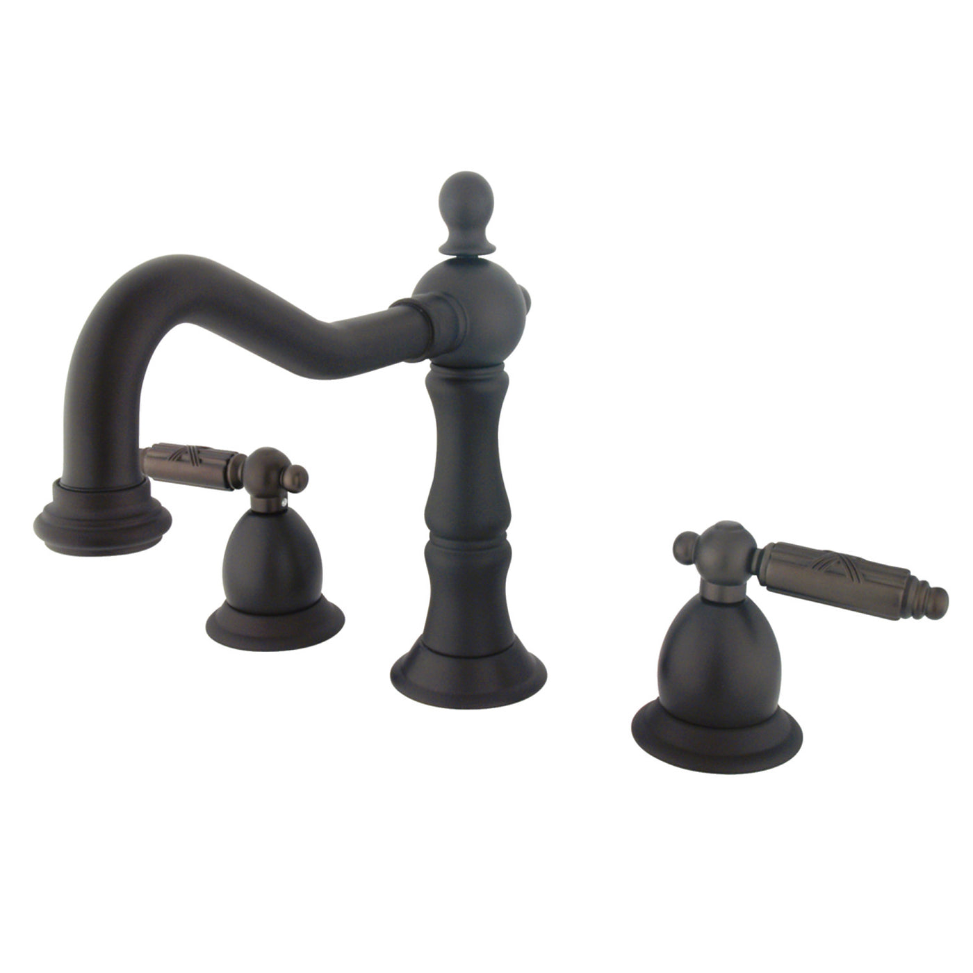 Elements of Design ES1975GL Widespread Bathroom Faucet with Brass Pop-Up, Oil Rubbed Bronze