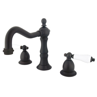 Elements of Design ES1975PL Widespread Bathroom Faucet with Brass Pop-Up, Oil Rubbed Bronze