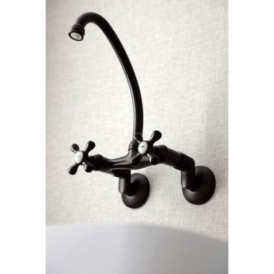 Elements of Design ES2145X Adjustable Center Wall Mount Kitchen Faucet, Oil Rubbed Bronze