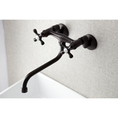 Elements of Design ES215ORB Adjustable Center Wall Mount Bathroom Faucet, Oil Rubbed Bronze