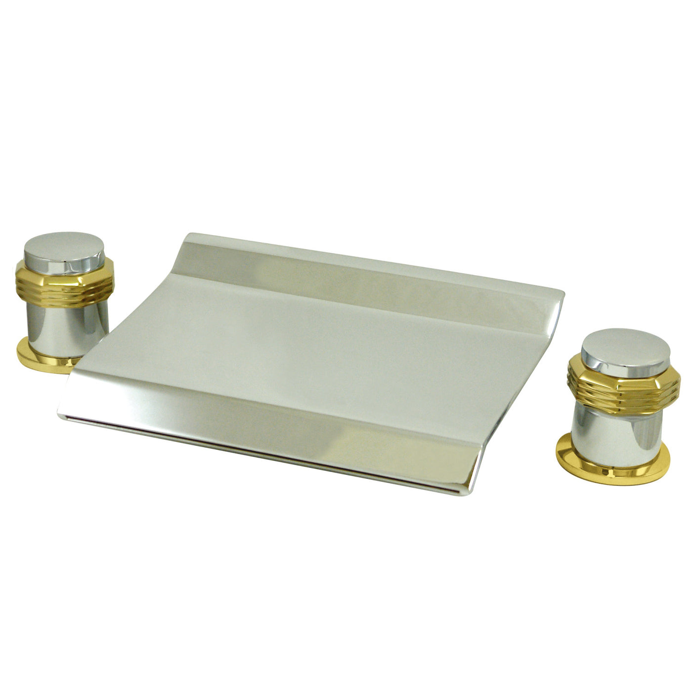 Elements of Design ES2244MR Roman Tub Faucet, Polished Chrome/Polished Brass