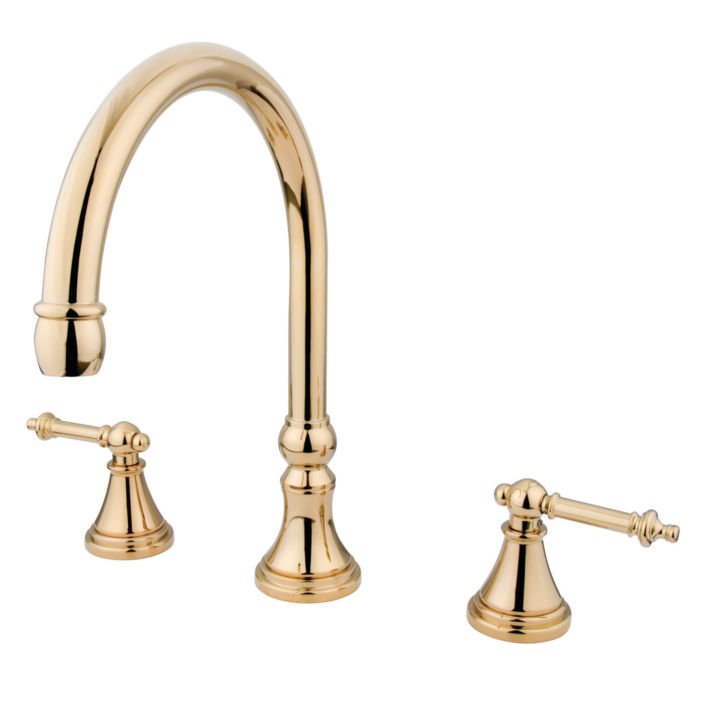 Elements of Design ES2342TL Roman Tub Faucet, Polished Brass