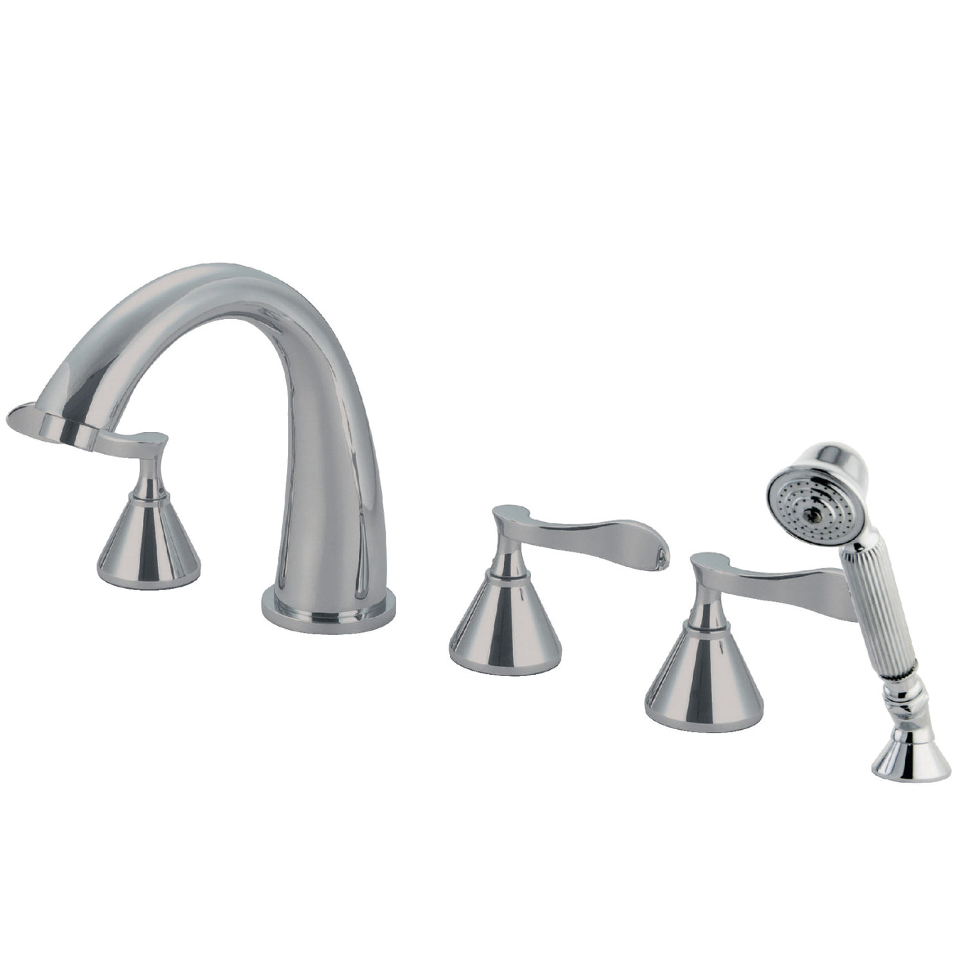 Elements of Design ES23615CFL Roman Tub Faucet with Hand Shower, Polished Chrome