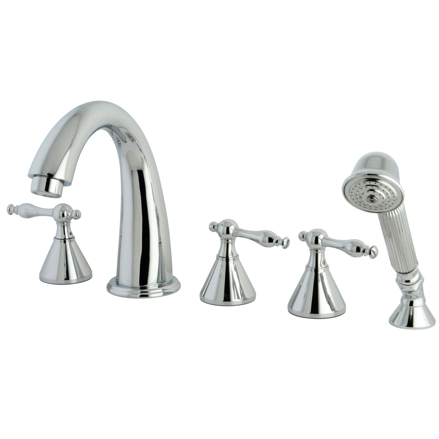 Elements of Design ES23615NL Roman Tub Faucet with Hand Shower, Polished Chrome