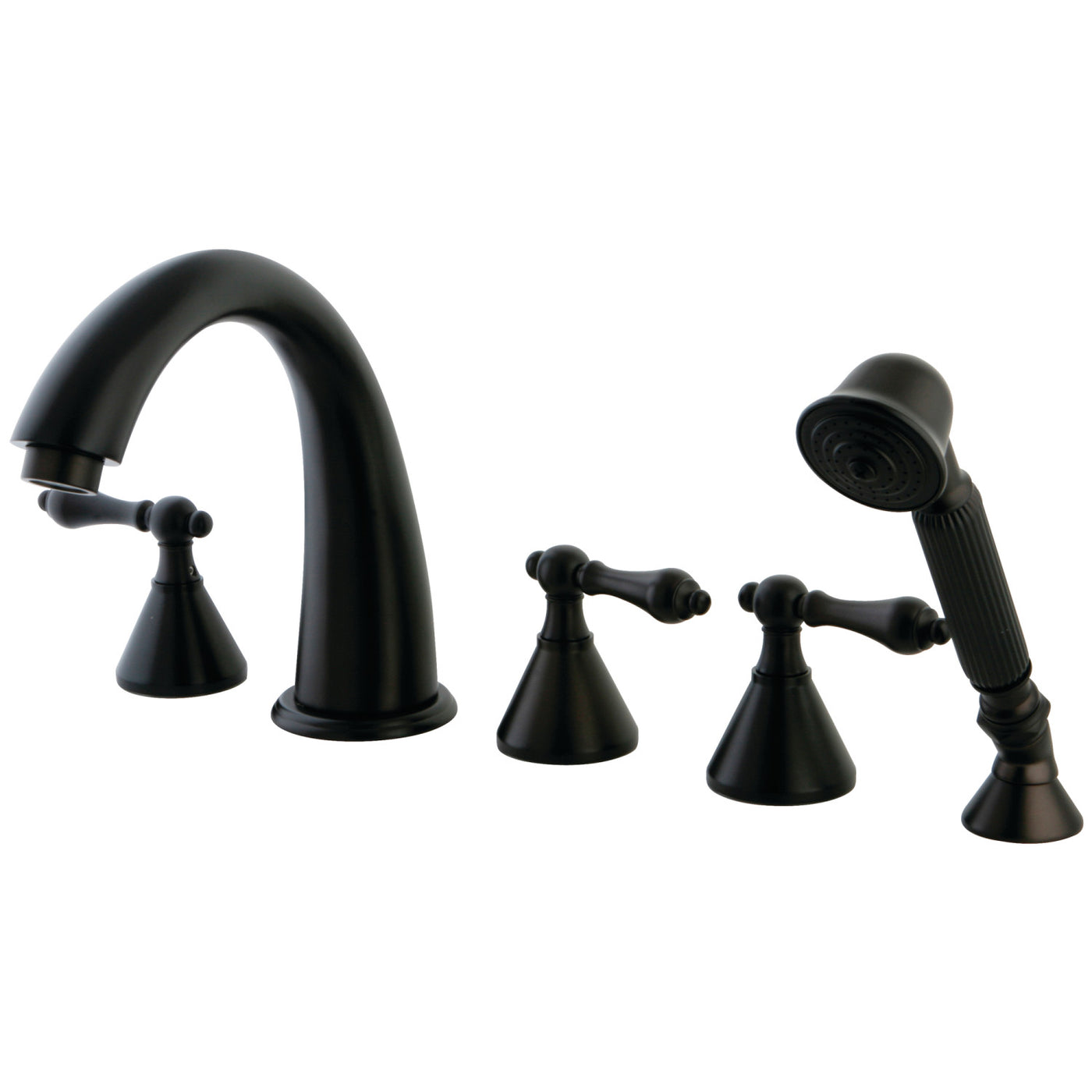 Elements of Design ES23655AL Roman Tub Faucet 5 Pieces with Hand Shower, Oil Rubbed Bronze