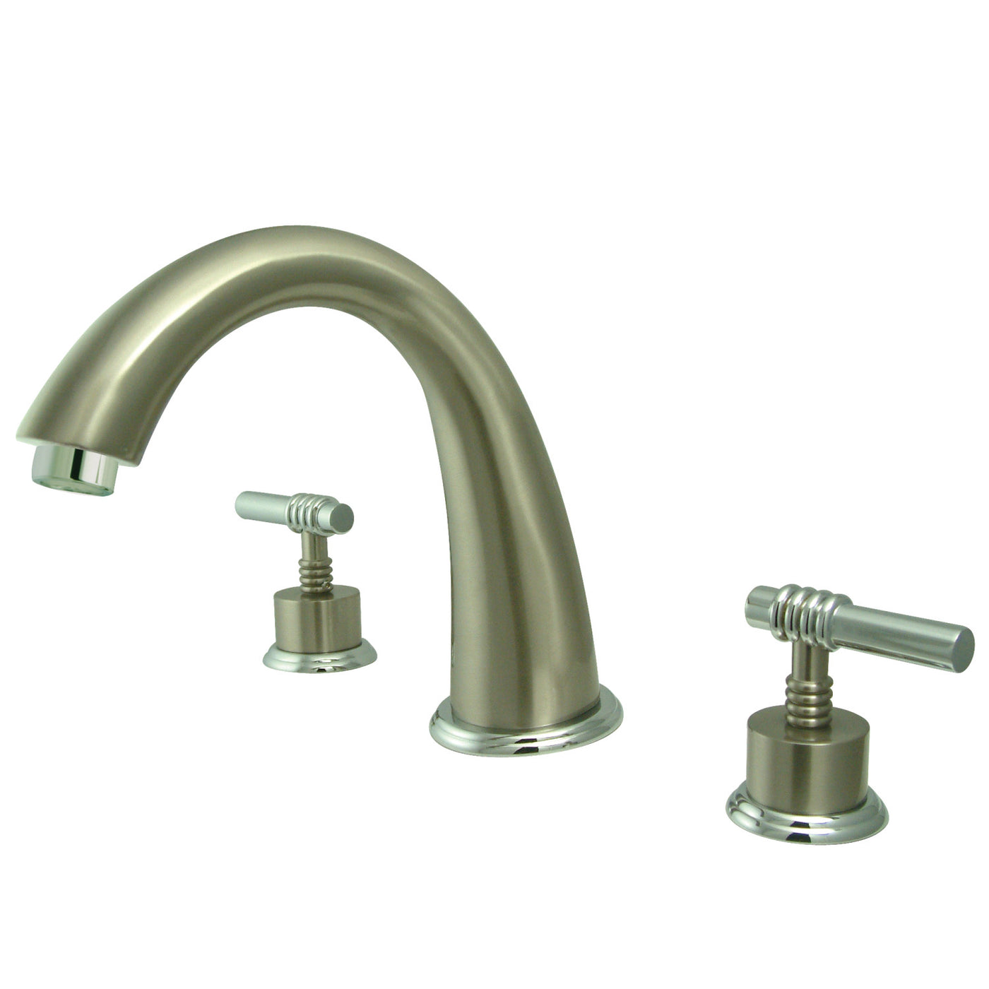 Elements of Design ES2367ML Roman Tub Faucet, Brushed Nickel/Polished Chrome