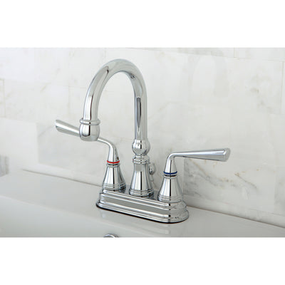 Elements of Design ES2611ZL 4-Inch Centerset Bathroom Faucet, Polished Chrome