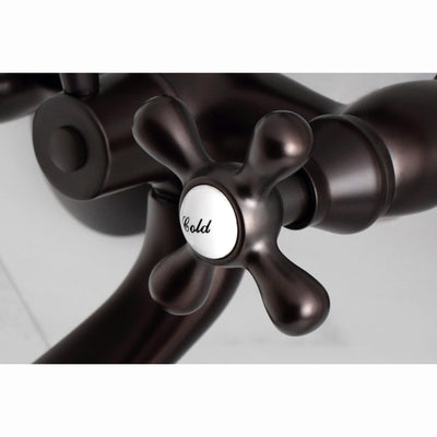 Elements of Design ES2665X 6-Inch Adjustable Wall Mount Clawfoot Tub Faucet, Oil Rubbed Bronze