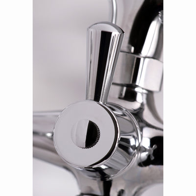 Elements of Design ES2671X Deck Mount Clawfoot Tub Faucet with Hand Shower, Polished Chrome