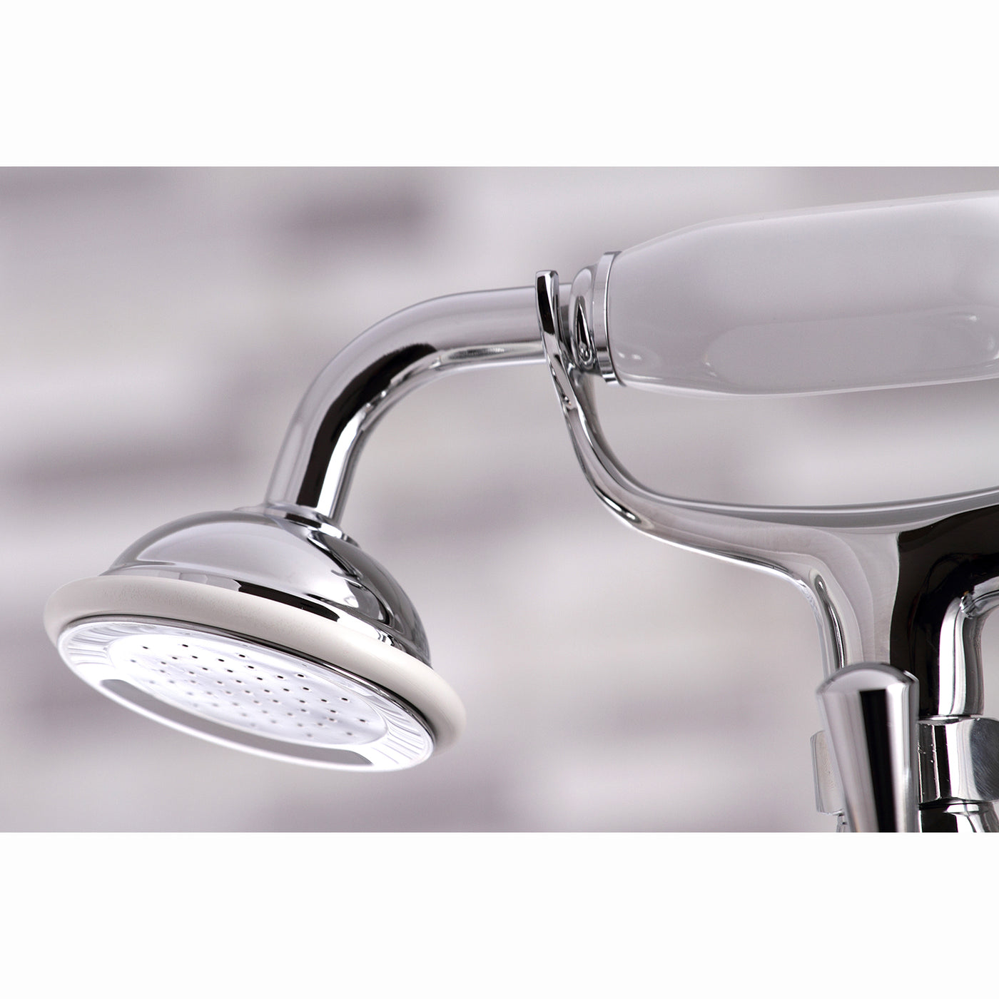 Elements of Design ES2671X Deck Mount Clawfoot Tub Faucet with Hand Shower, Polished Chrome