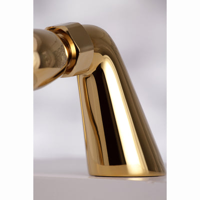 Elements of Design ES2672X Deck Mount Clawfoot Tub Faucet with Hand Shower, Polished Brass