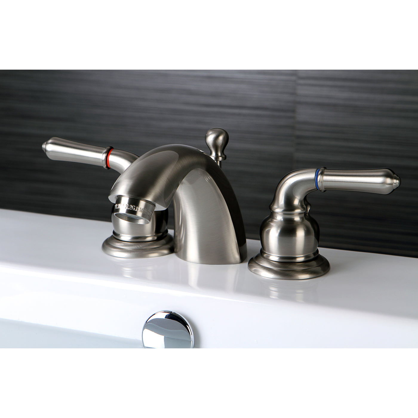 Elements of Design ES2958 Mini-Widespread Bathroom Faucet, Brushed Nickel