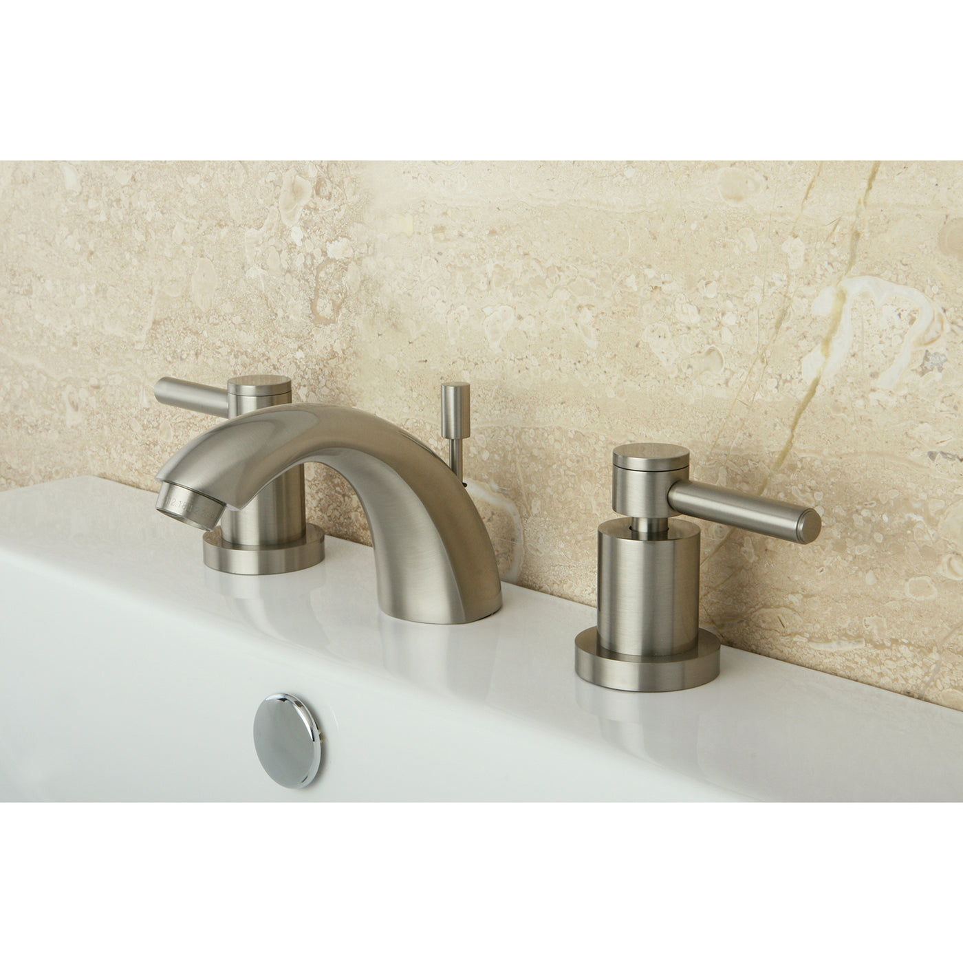 Elements of Design ES2958DL Mini-Widespread Bathroom Faucet, Brushed Nickel