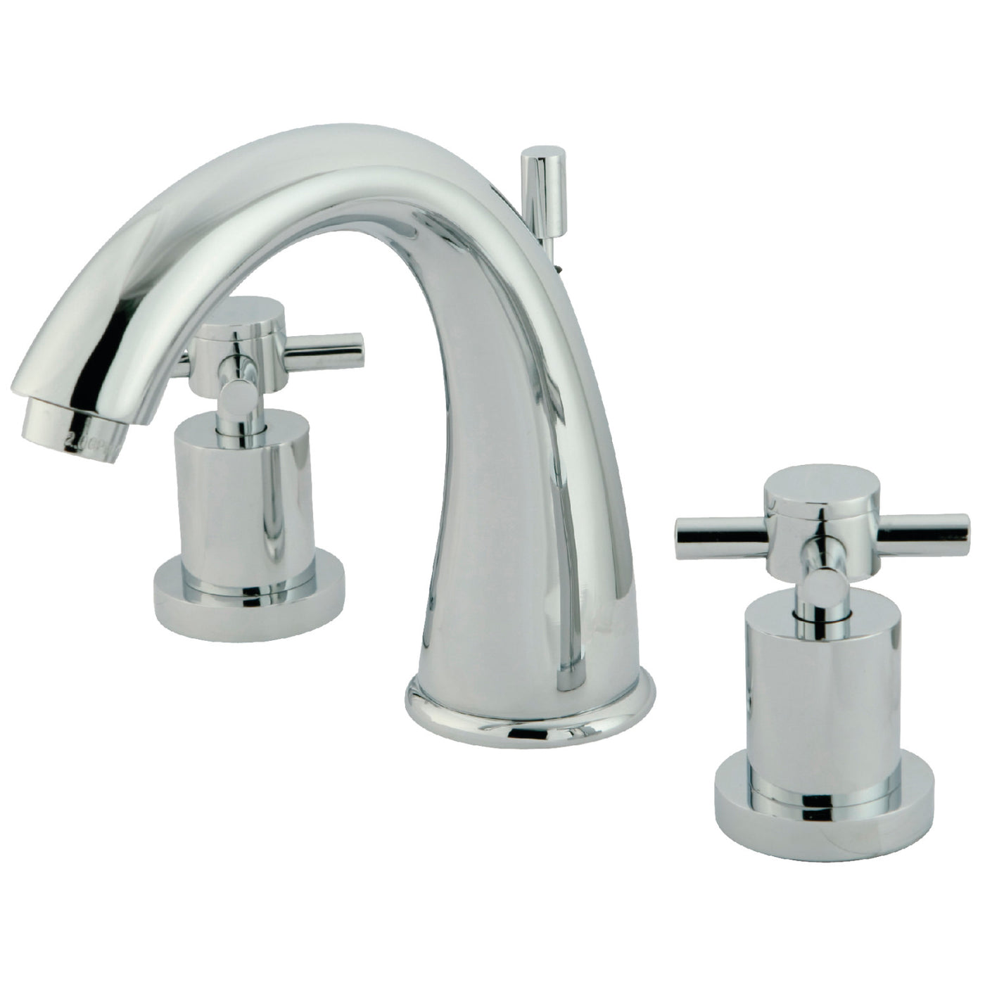 Elements of Design ES2961DX Widespread Bathroom Faucet with Brass Pop-Up, Polished Chrome