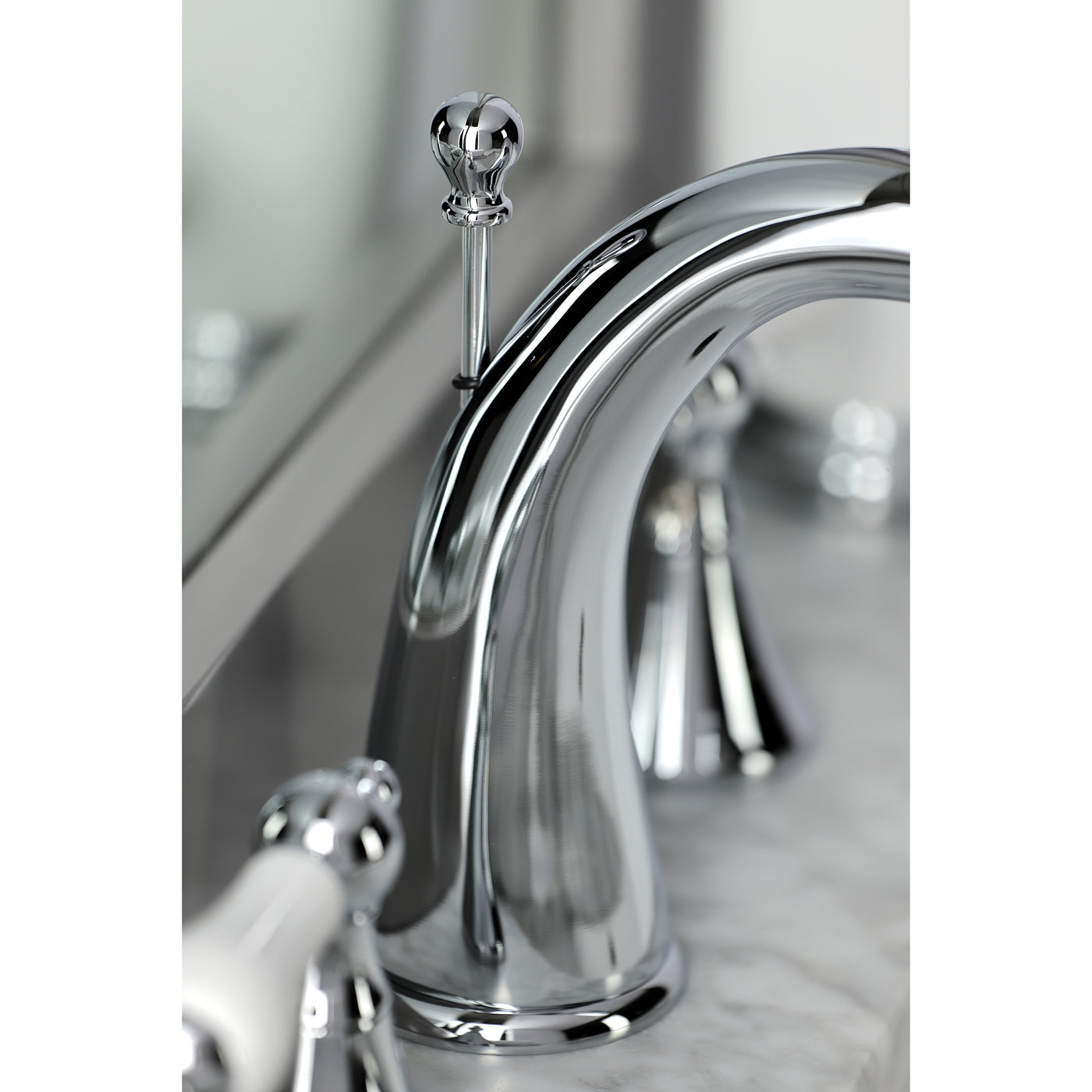 Elements of Design ES2971PL Widespread Bathroom Faucet with Brass Pop-Up, Polished Chrome