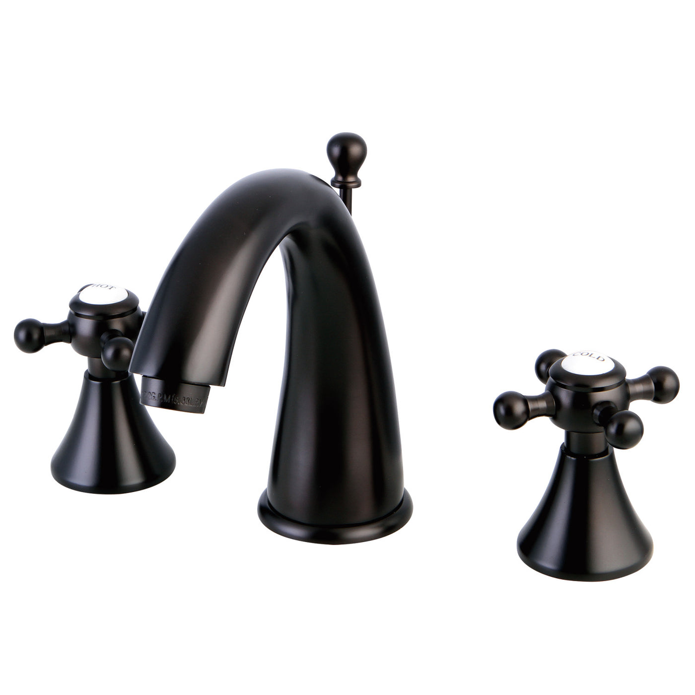 Elements of Design ES2975BX Widespread Bathroom Faucet with Brass Pop-Up, Oil Rubbed Bronze