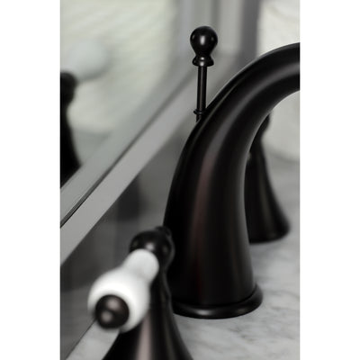 Elements of Design ES2975PL Widespread Bathroom Faucet with Brass Pop-Up, Oil Rubbed Bronze