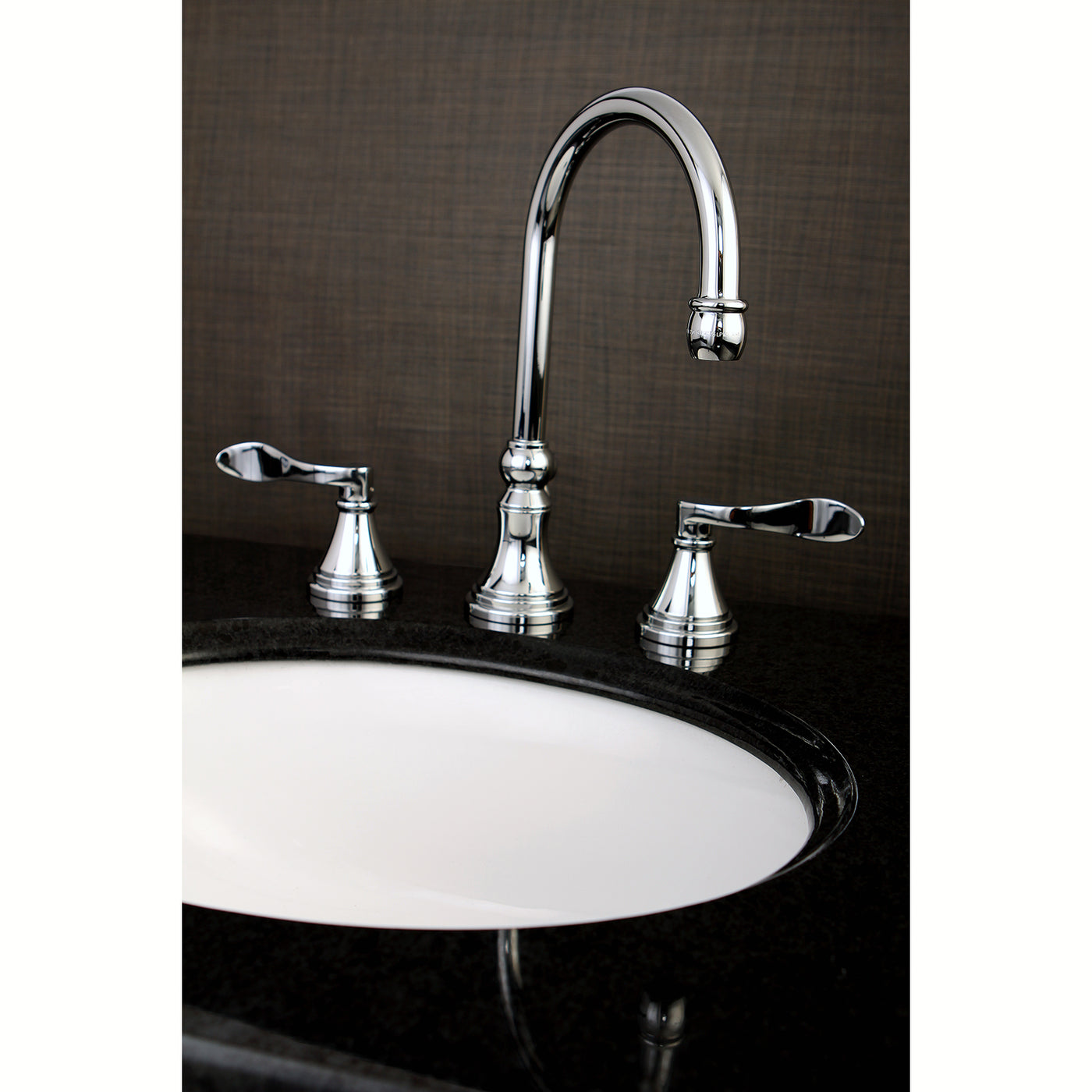 Elements of Design ES2981DFL Widespread Bathroom Faucet with Brass Pop-Up, Polished Chrome