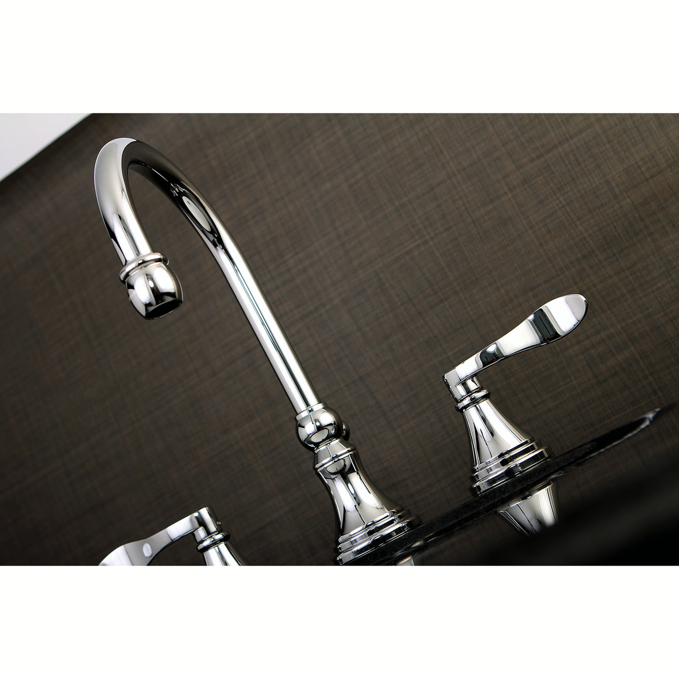 Elements of Design ES2981DFL Widespread Bathroom Faucet with Brass Pop-Up, Polished Chrome