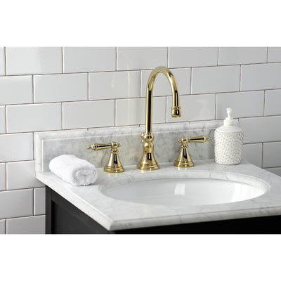 Elements of Design ES2982AL Widespread Bathroom Faucet, Polished Brass