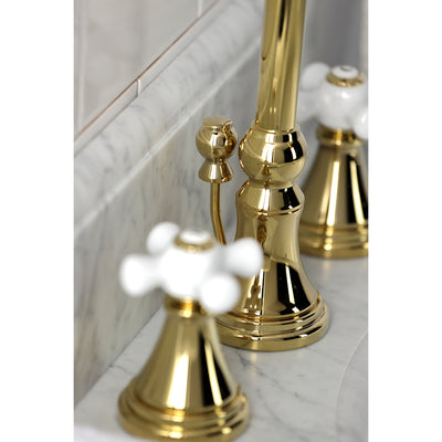 Elements of Design ES2982PX Widespread Bathroom Faucet, Polished Brass