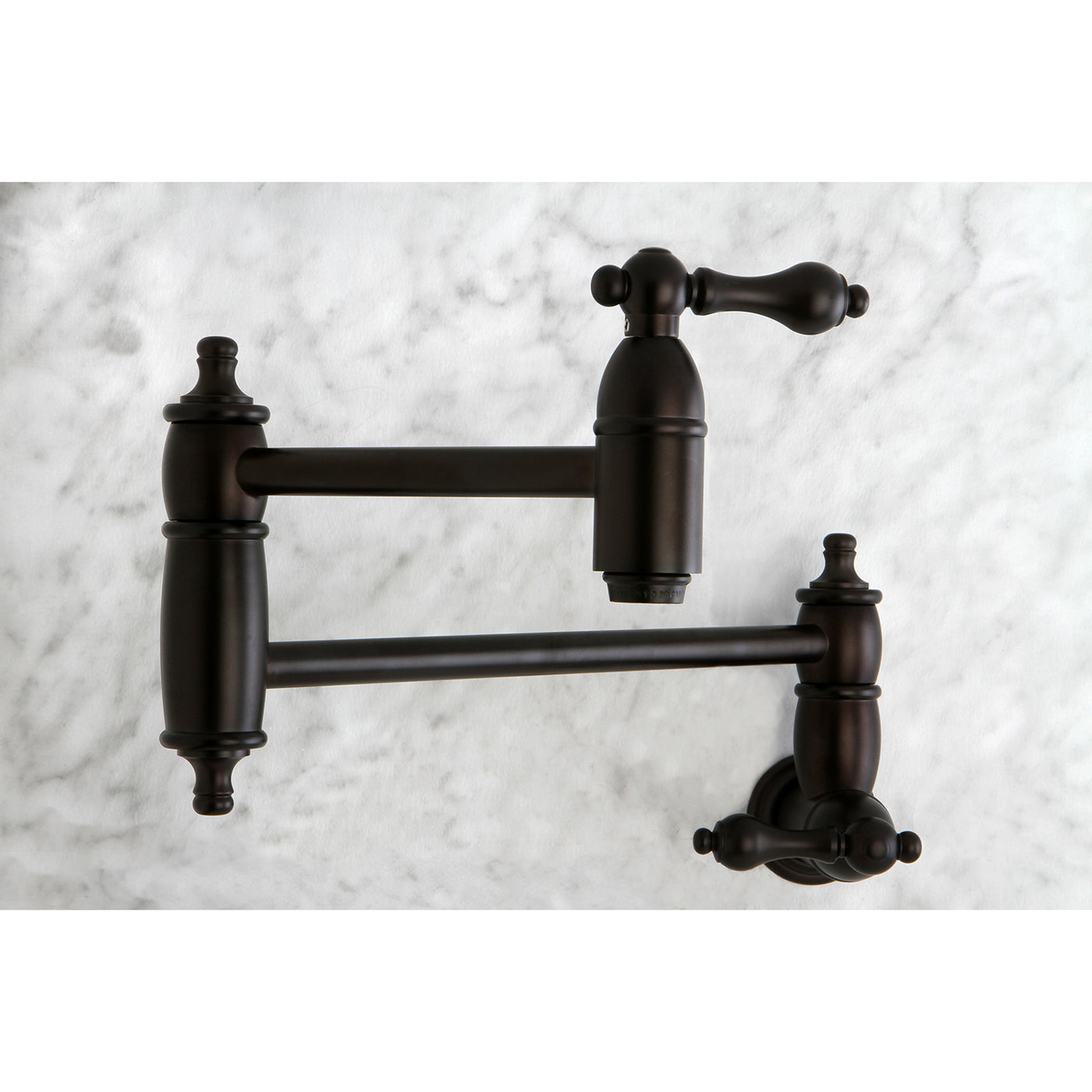 Elements of Design ES3105AL Wall Mount Pot Filler Kitchen Faucet, Oil Rubbed Bronze